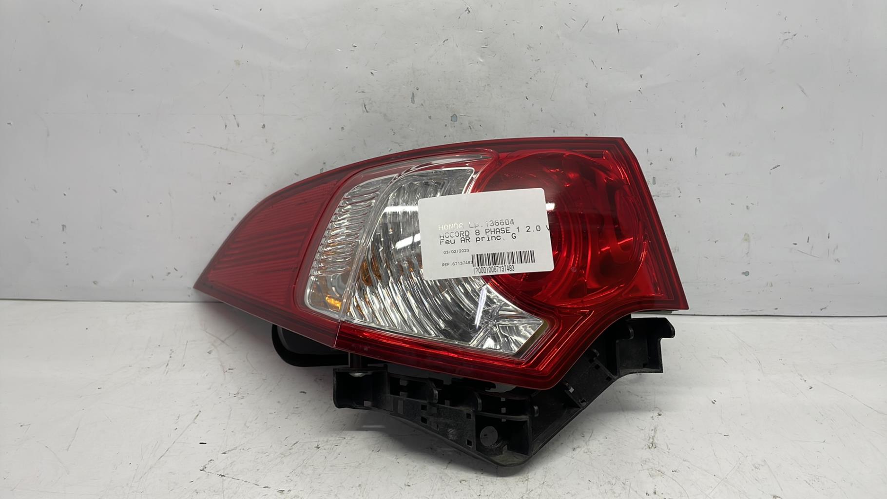 Feu arriere principal gauche (feux) honda accord 8 phase 1