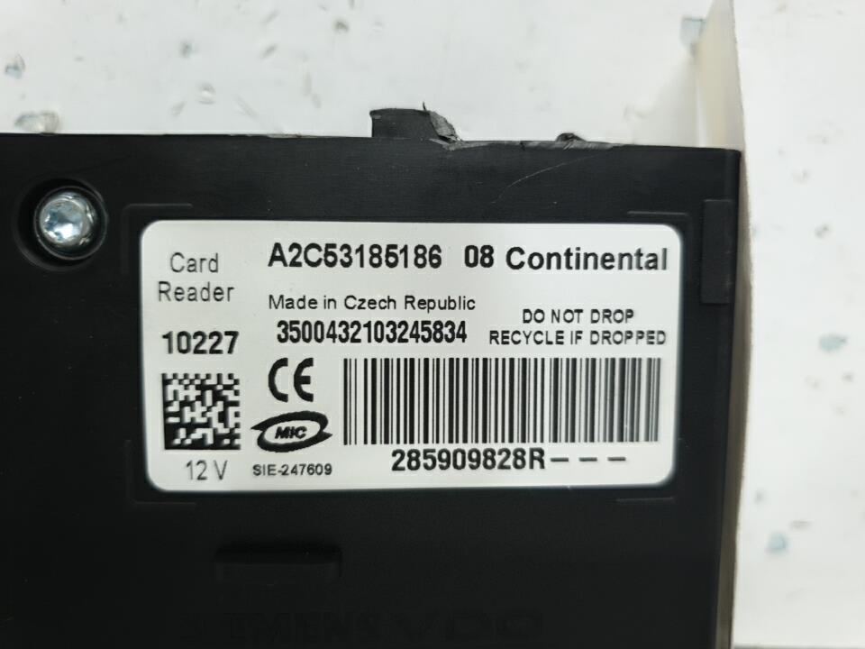 Lecteur de carte (neiman) renault scenic 3 phase 1