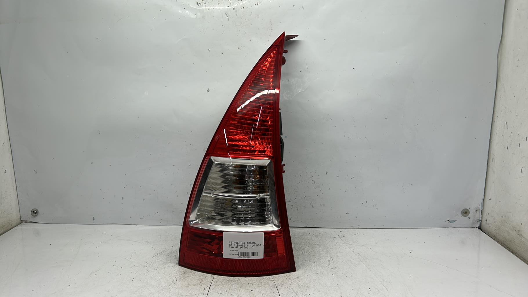 Feu arriere principal droit (feux) citroen c3 1 phase 1