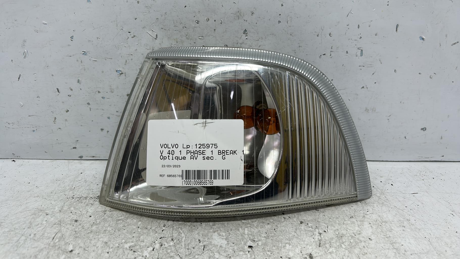 Optique avant secondaire gauche (feux)(clignotant) volvo v 40 1 phase 1 break