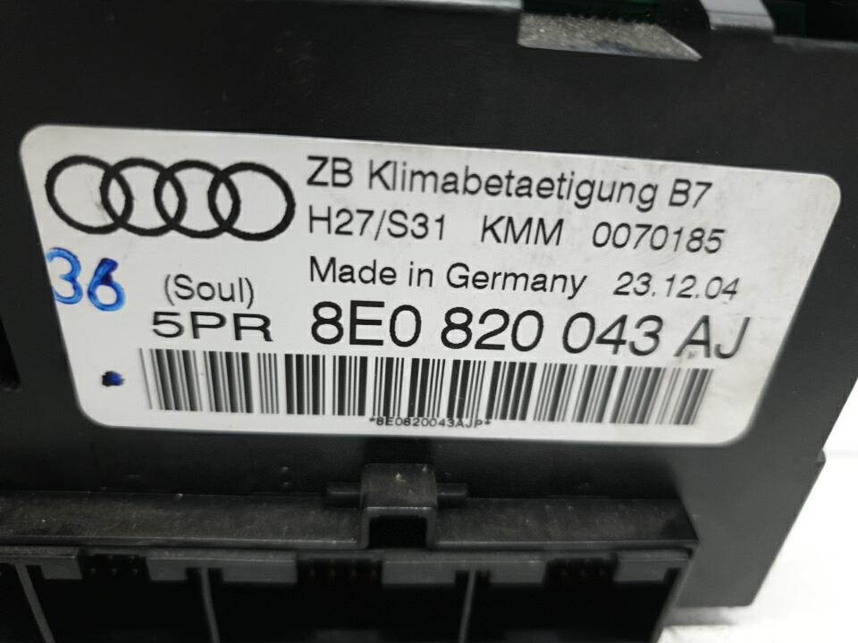 Commande chauffage audi a4 2 cabrio phase 1