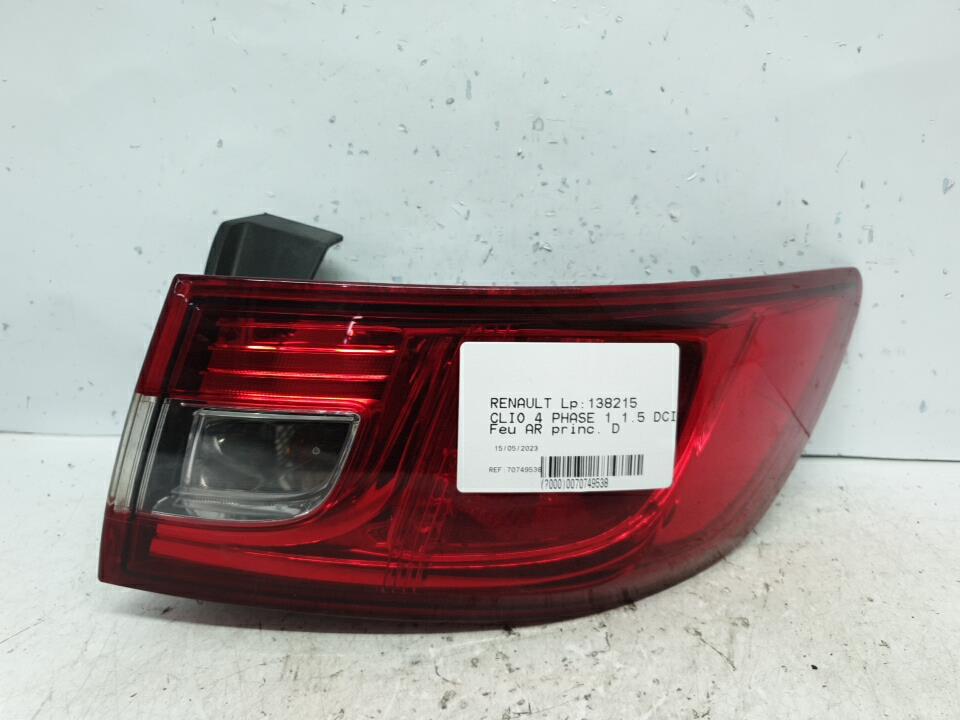 Feu arriere principal droit (feux) renault clio 4 phase 1