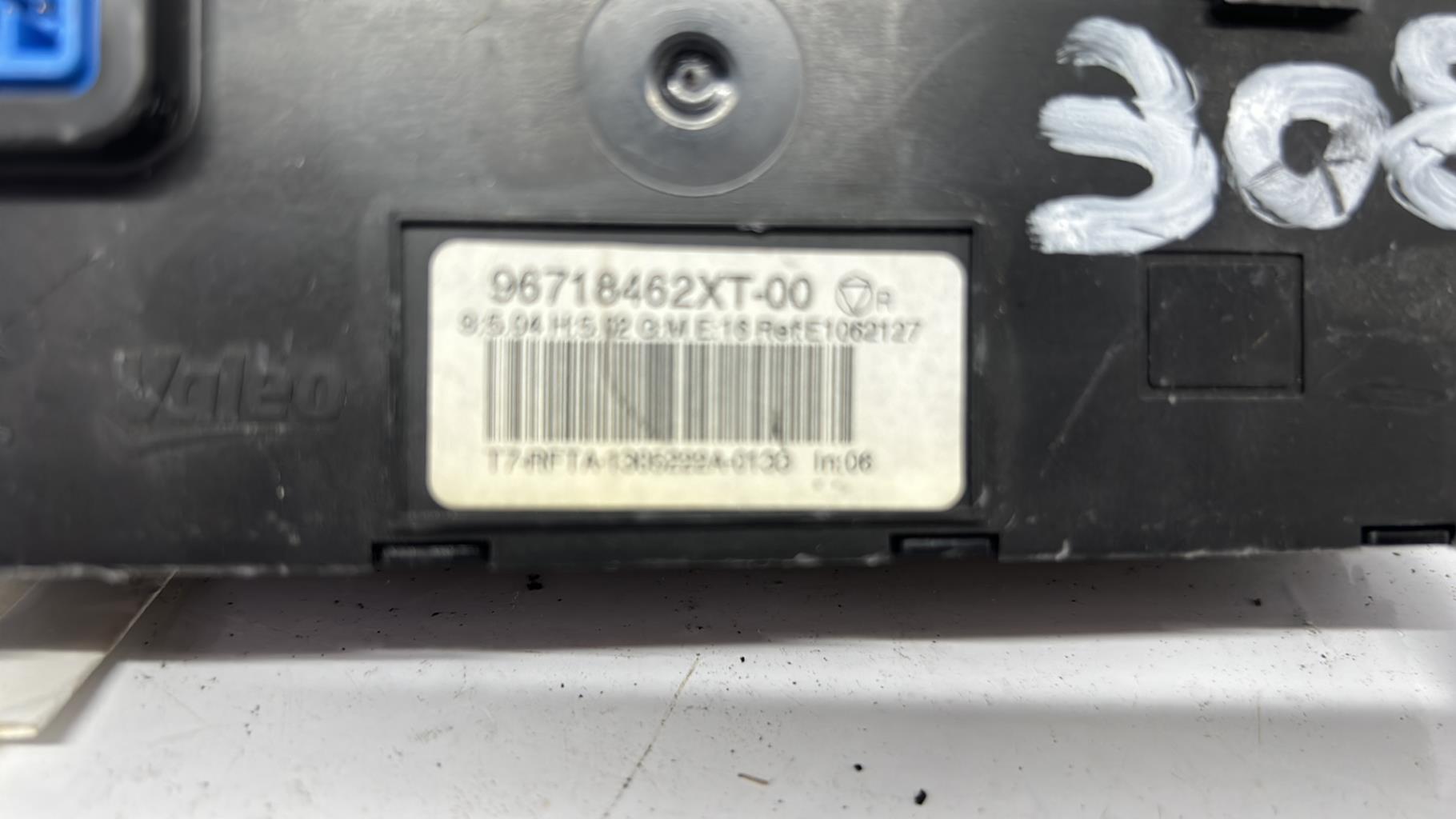 Commande chauffage peugeot 308 1 phase 2