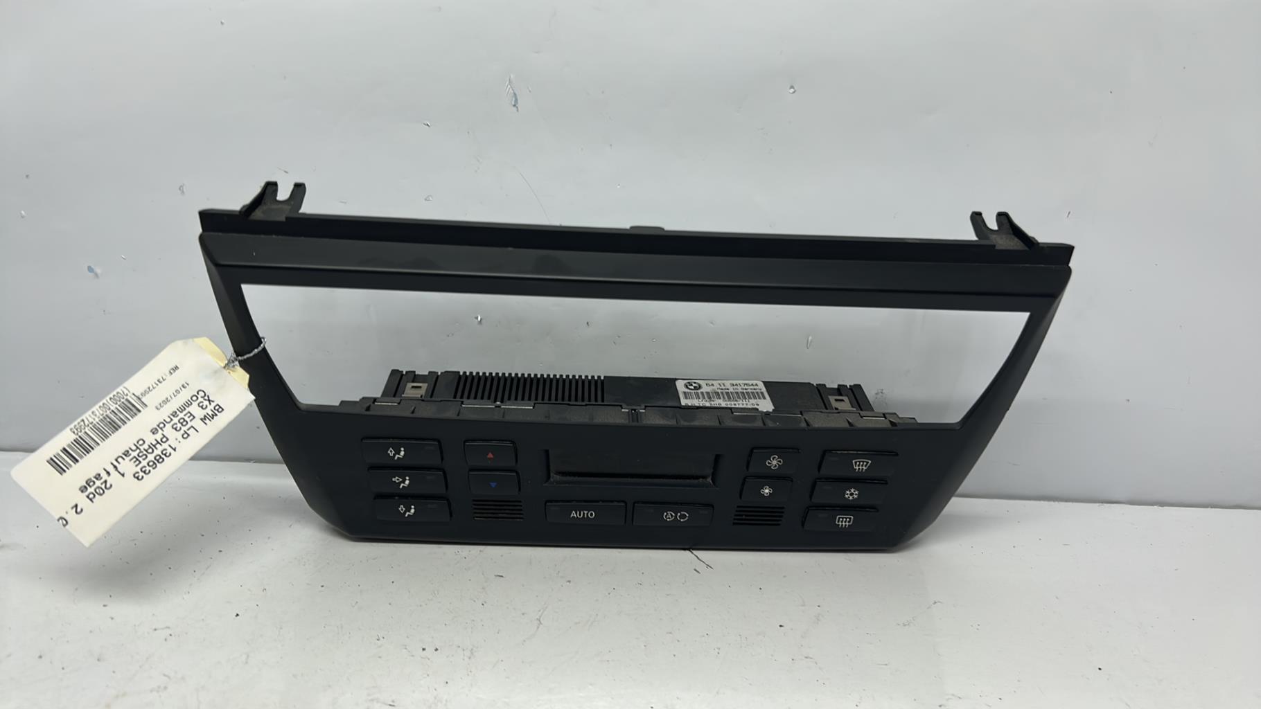 Commande chauffage bmw x3 e83 phase 1