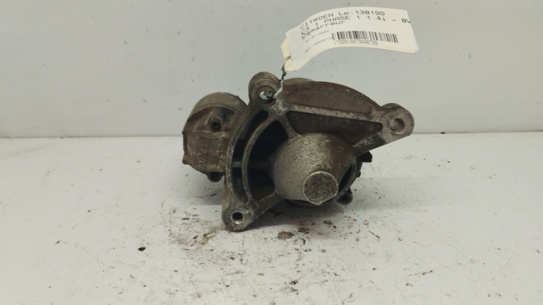 Demarreur citroen c3 1 phase 1