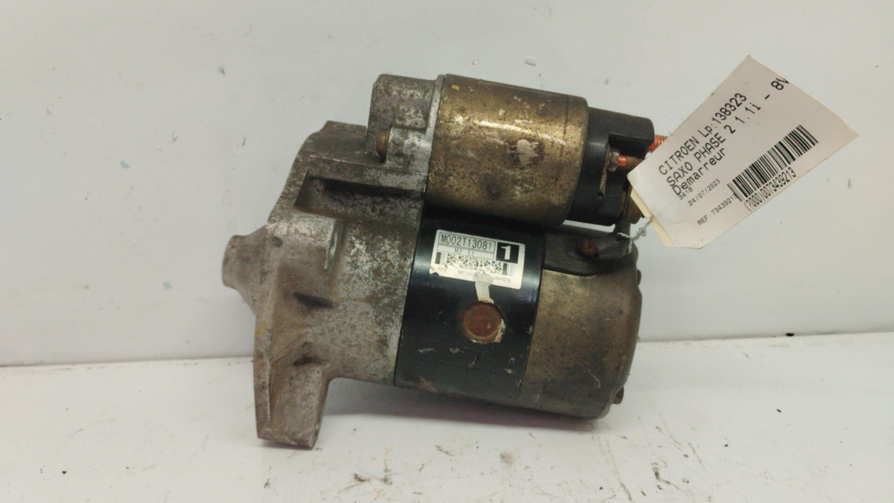 Demarreur citroen saxo phase 2