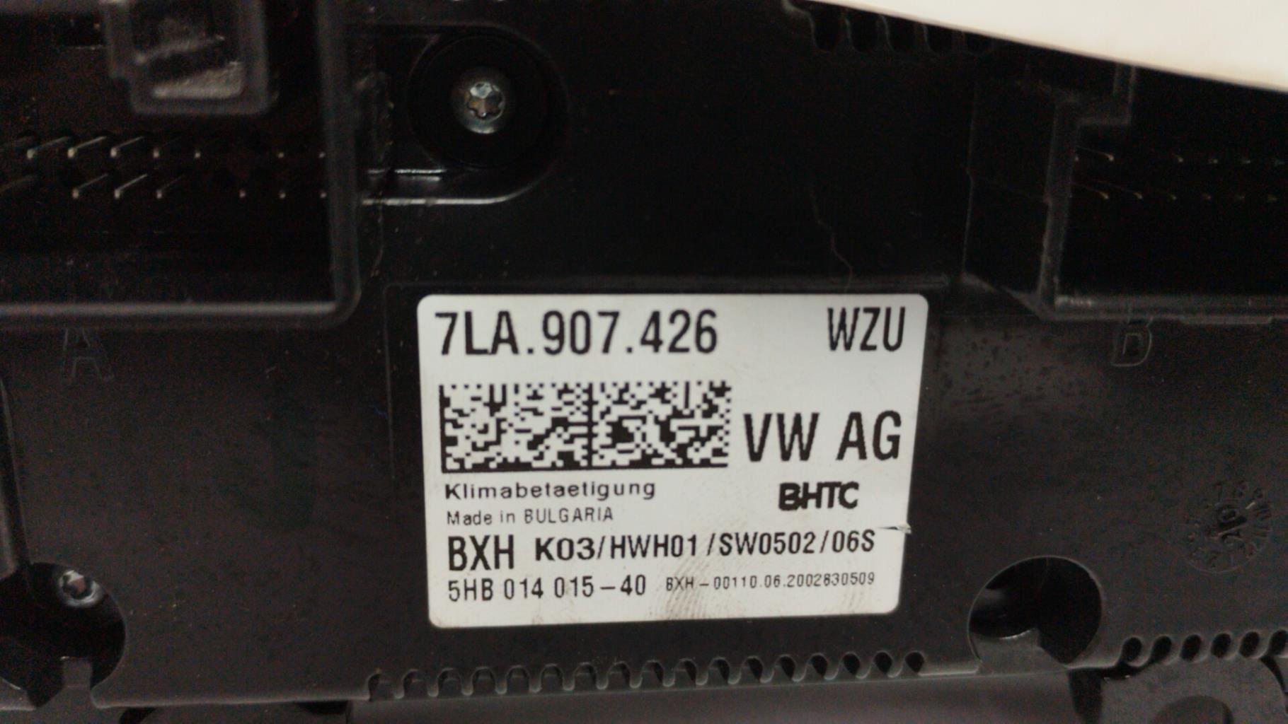 Commande chauffage volkswagen transporter 6 phase 1