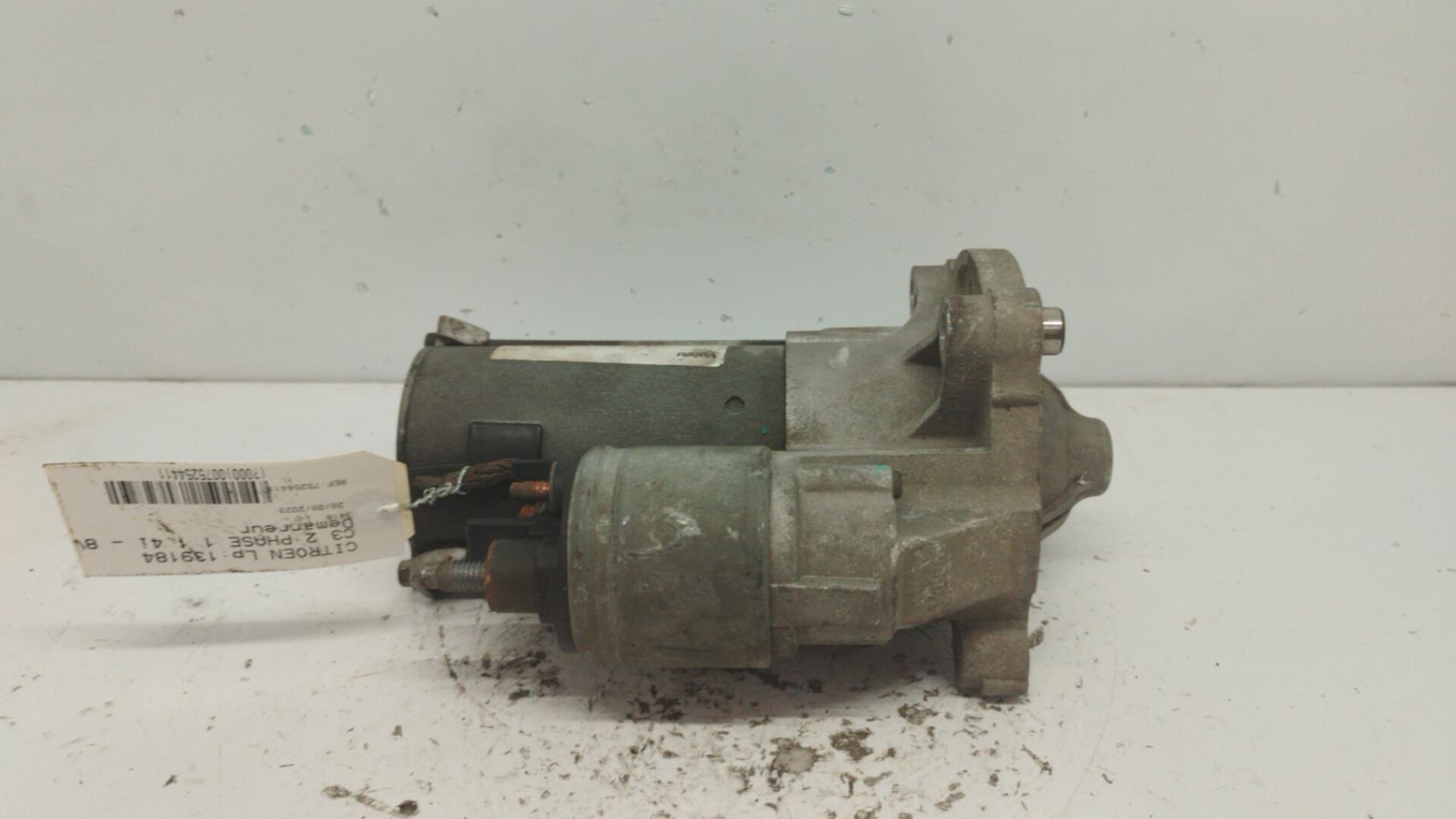 Demarreur citroen c3 2 phase 1