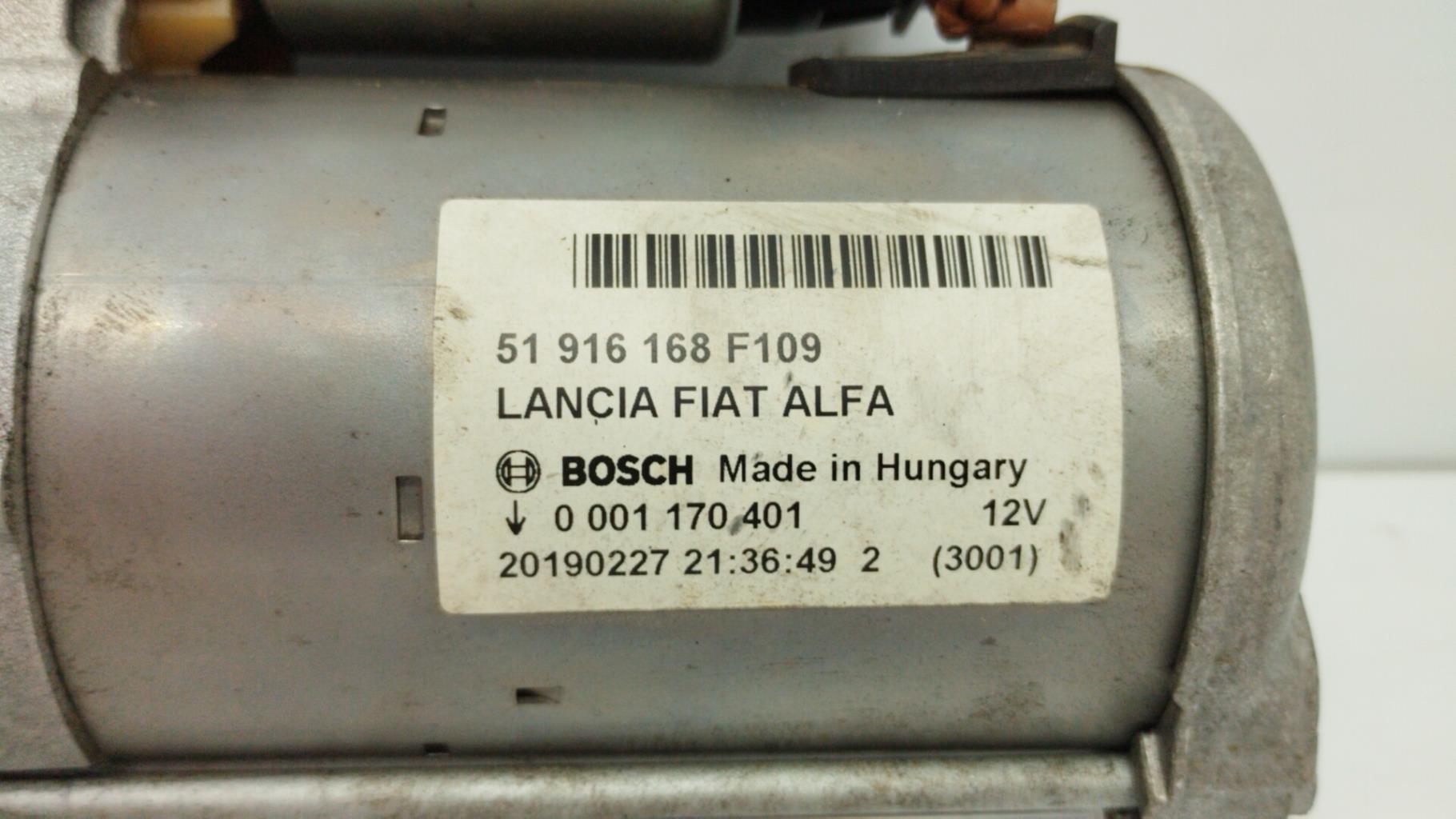 Demarreur fiat 500 2 phase 2
