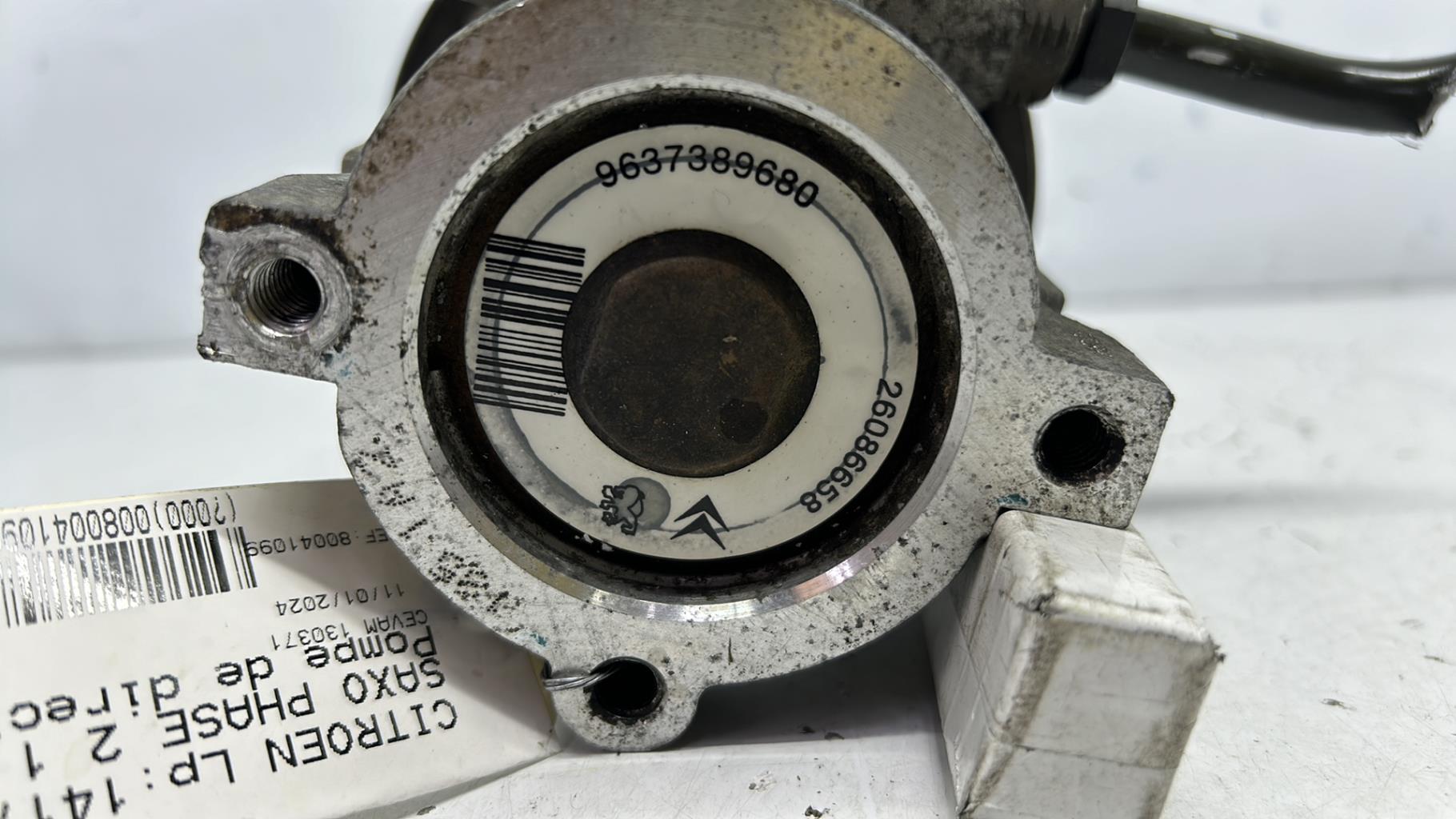 Pompe de direction citroen saxo phase 2