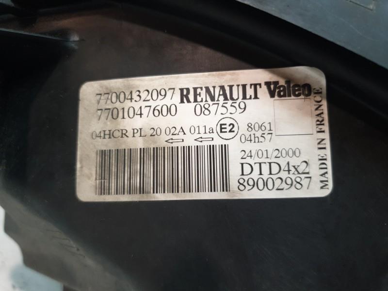 Optique avant principal droit (feux)(phare) renault scenic 1 phase 2