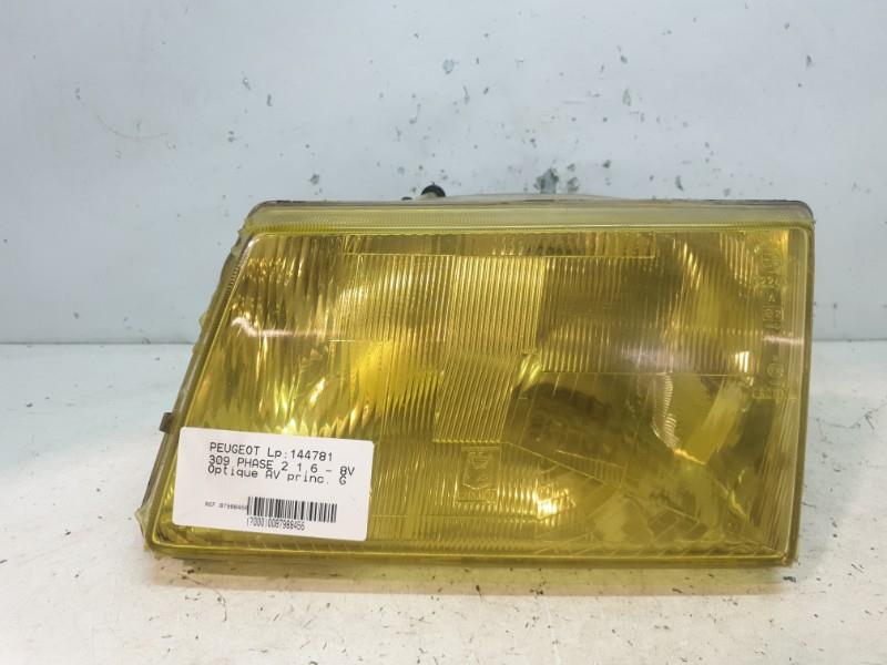 Optique avant principal gauche (feux)(phare) peugeot 309 phase 2