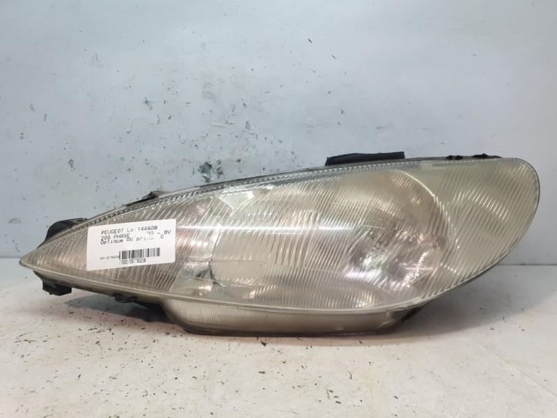 Optique avant principal gauche (feux)(phare) peugeot 206 phase 1