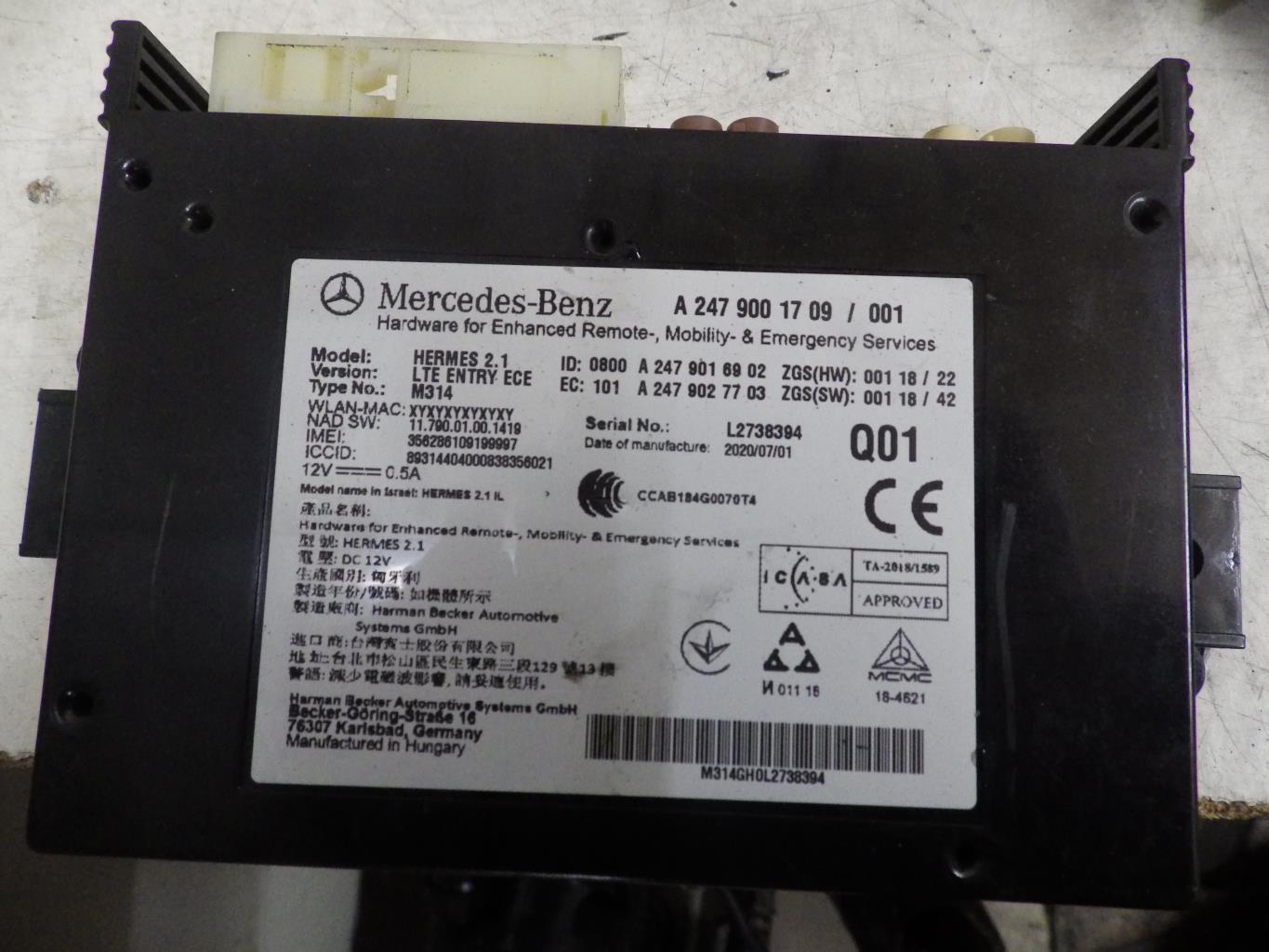 Module électronique MERCEDES VITO 639 PHASE 1 Diesel - 1