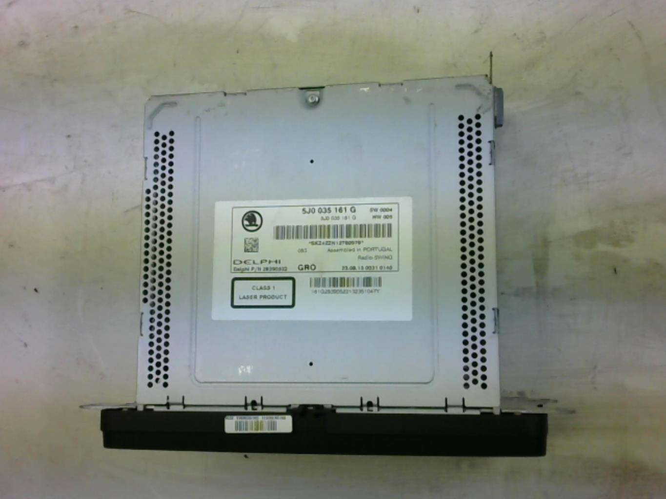 Autoradio d'origine SKODA FABIA 2 PHASE 2 Diesel - 1