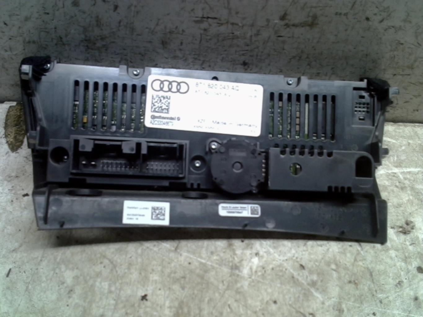 Commande chauffage AUDI A5 1 COUPE PHASE 1 Diesel - 1