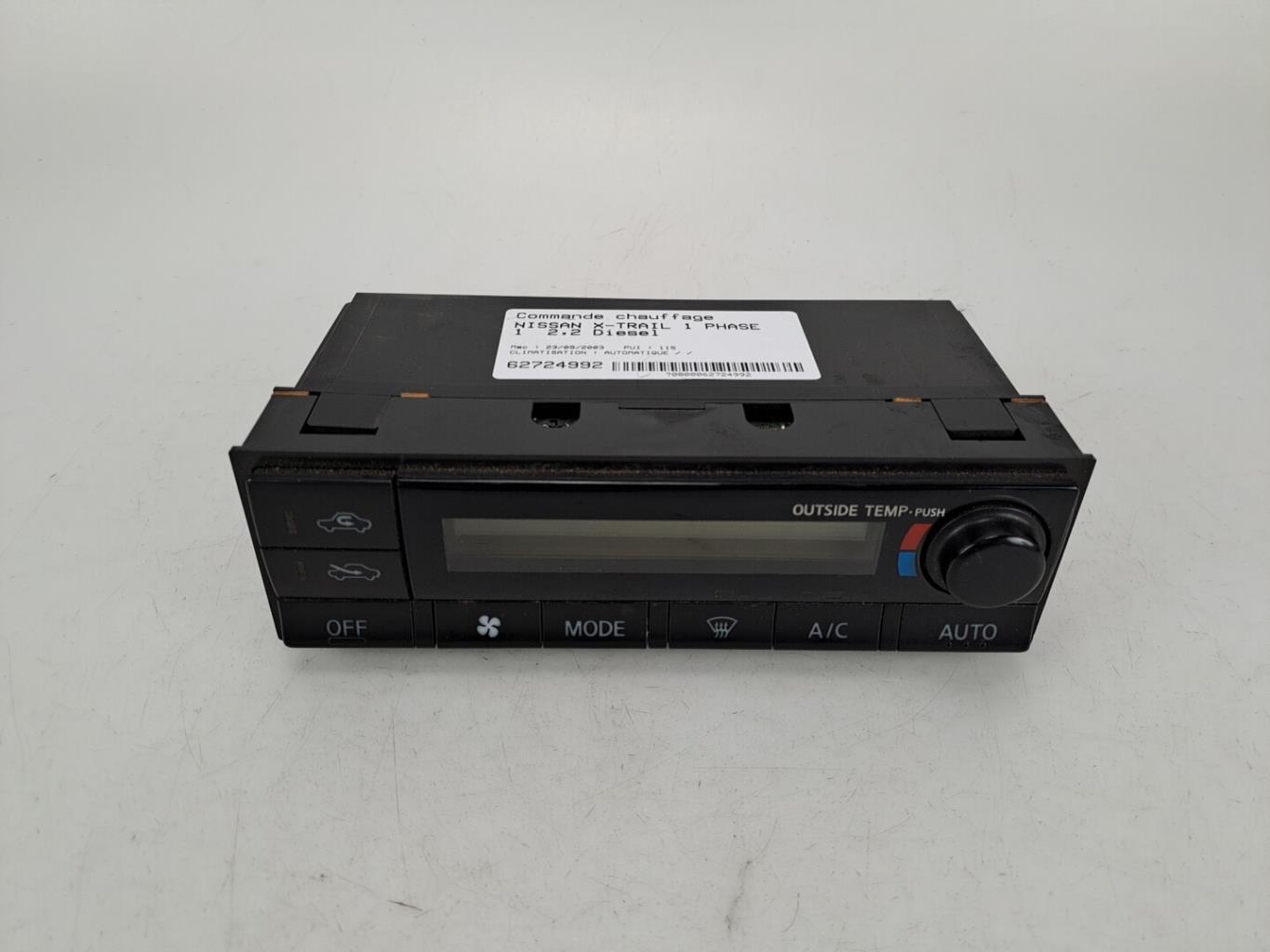 Commande chauffage NISSAN X-TRAIL 1 PHASE 1 Diesel - 1