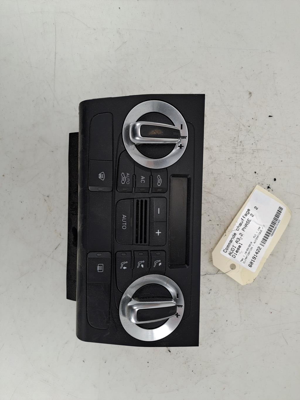 Commande chauffage AUDI A3 2 PHASE 2 Diesel - 1