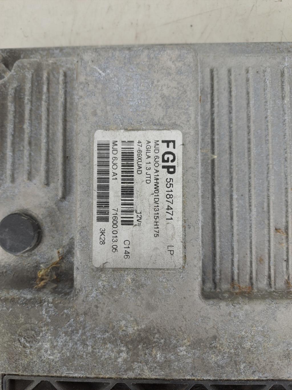 Centralina motore OPEL AGILA A Diésel - 1