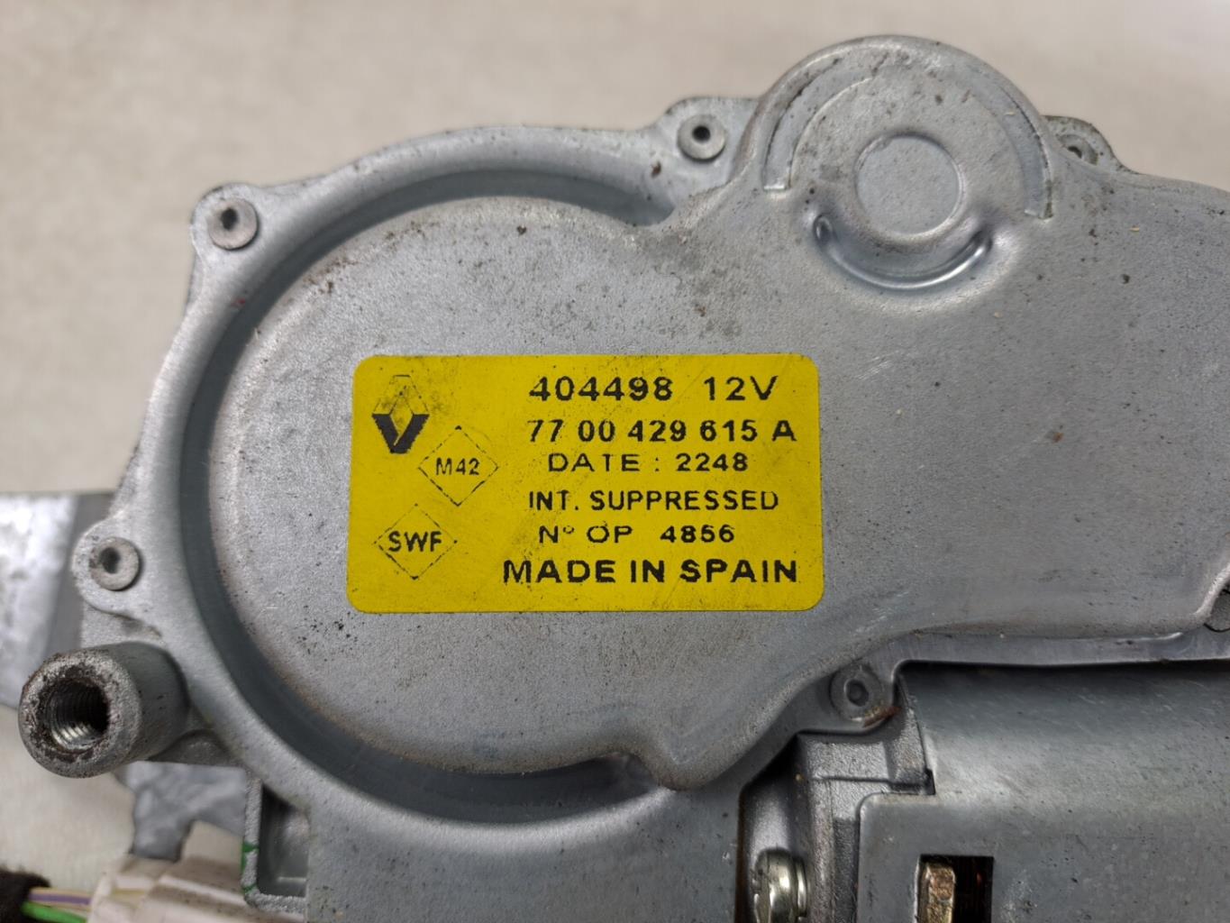 Motore tergicristallo posteriore RENAULT CLIO 2 PHASE 1 Gasolina - 1