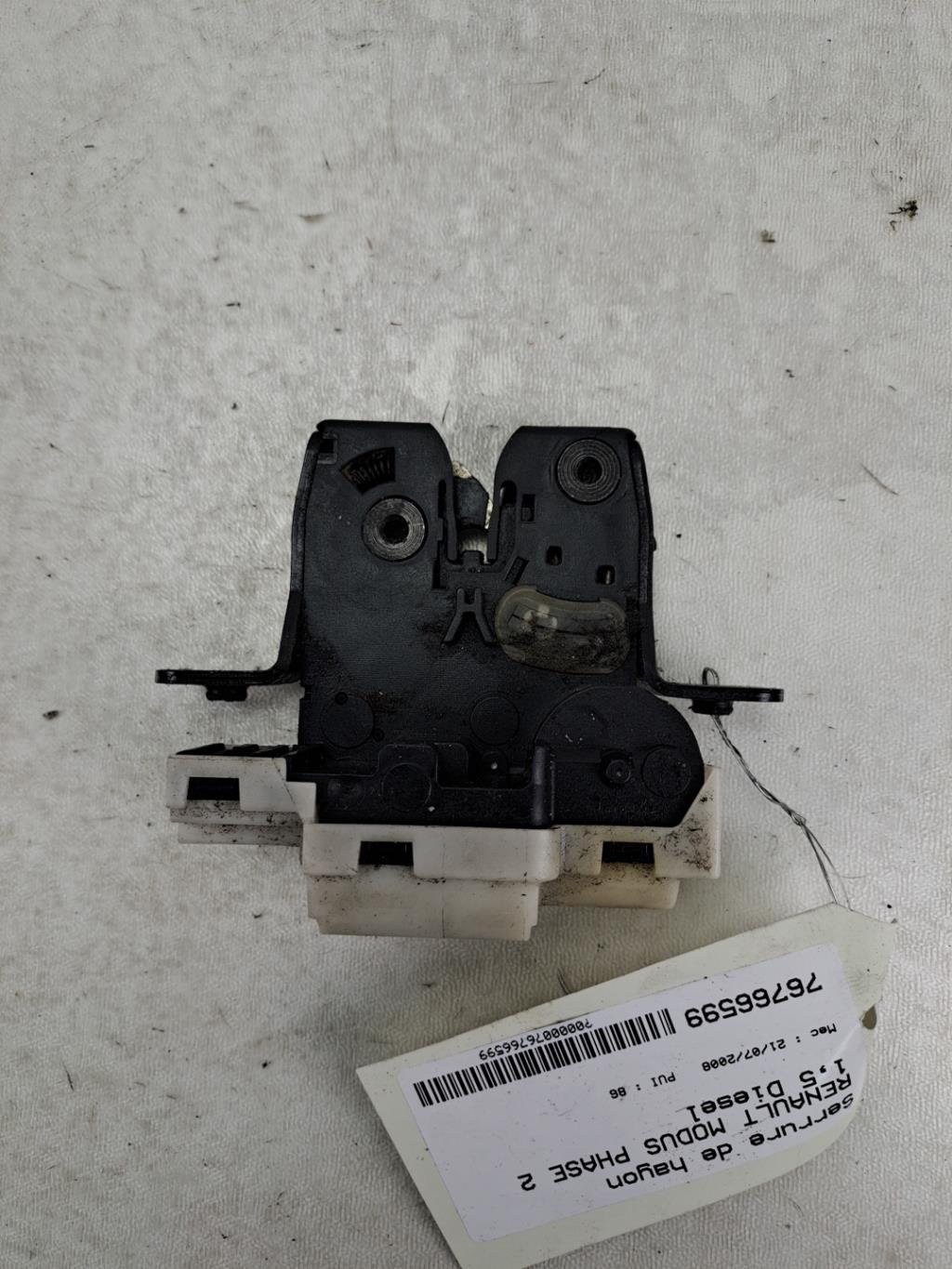 Serrure de hayon RENAULT MODUS PHASE 2 Diesel - 1