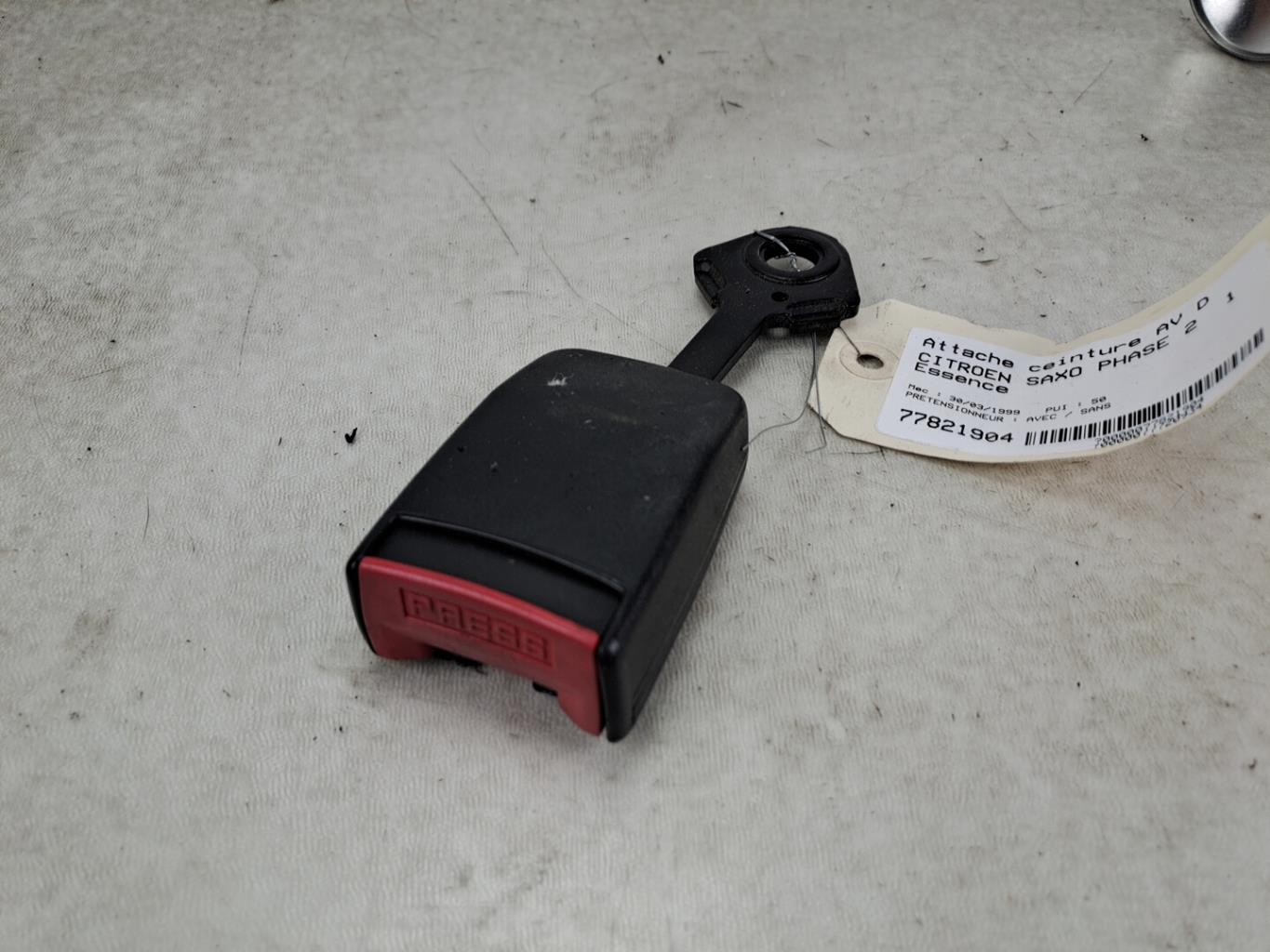 Aggancio cintura sicurezza anteriore destro CITROEN SAXO PHASE 2 Gasolina - 1
