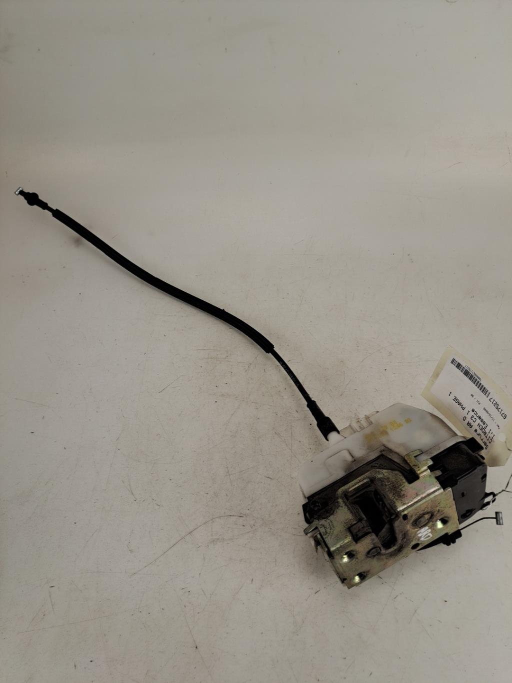Serratura posteriore destra CITROEN C3 1 PHASE 1 Gasolina - 1
