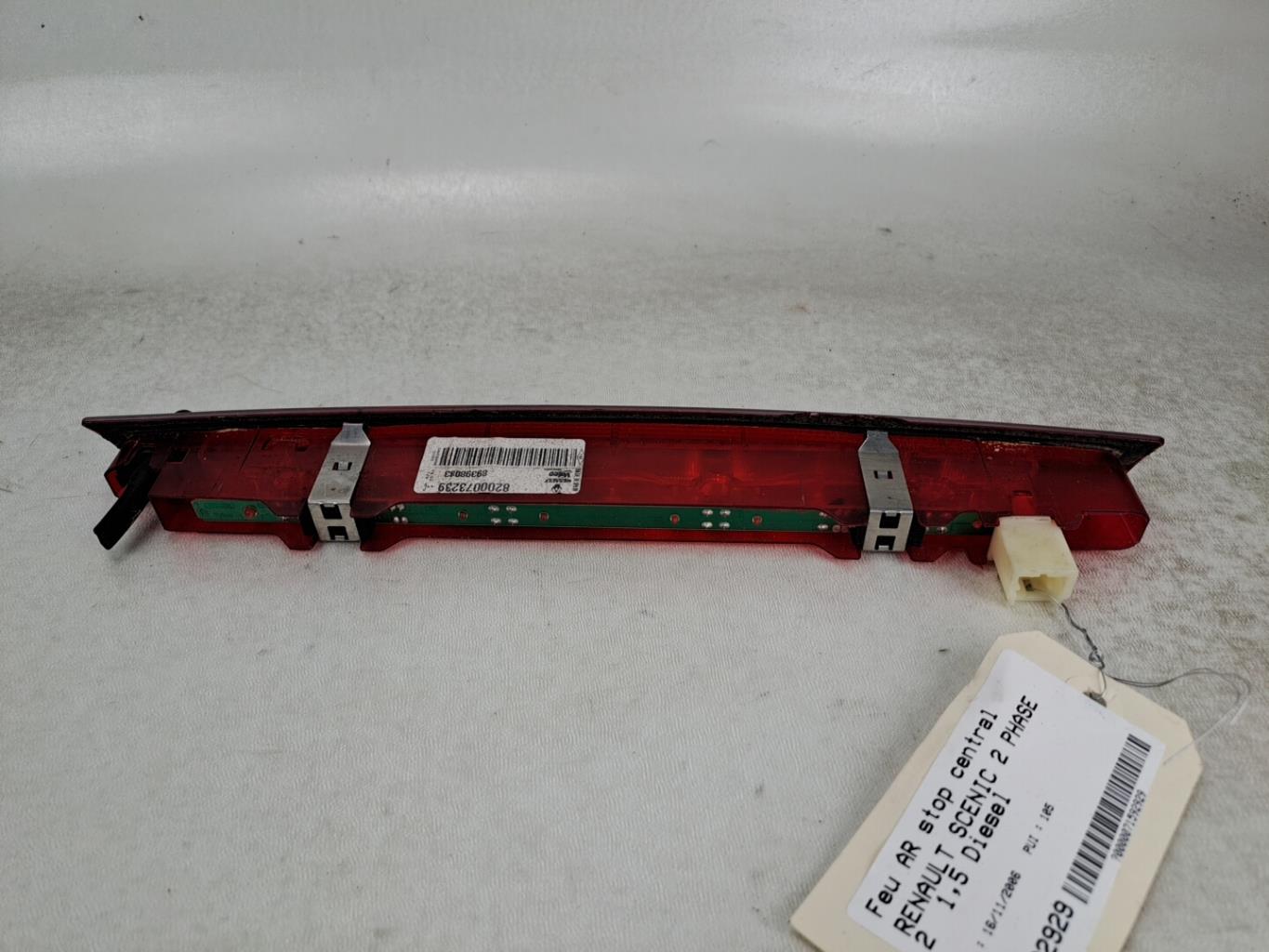 Feu arriere stop central RENAULT SCENIC 2 PHASE 2 Diesel - 1