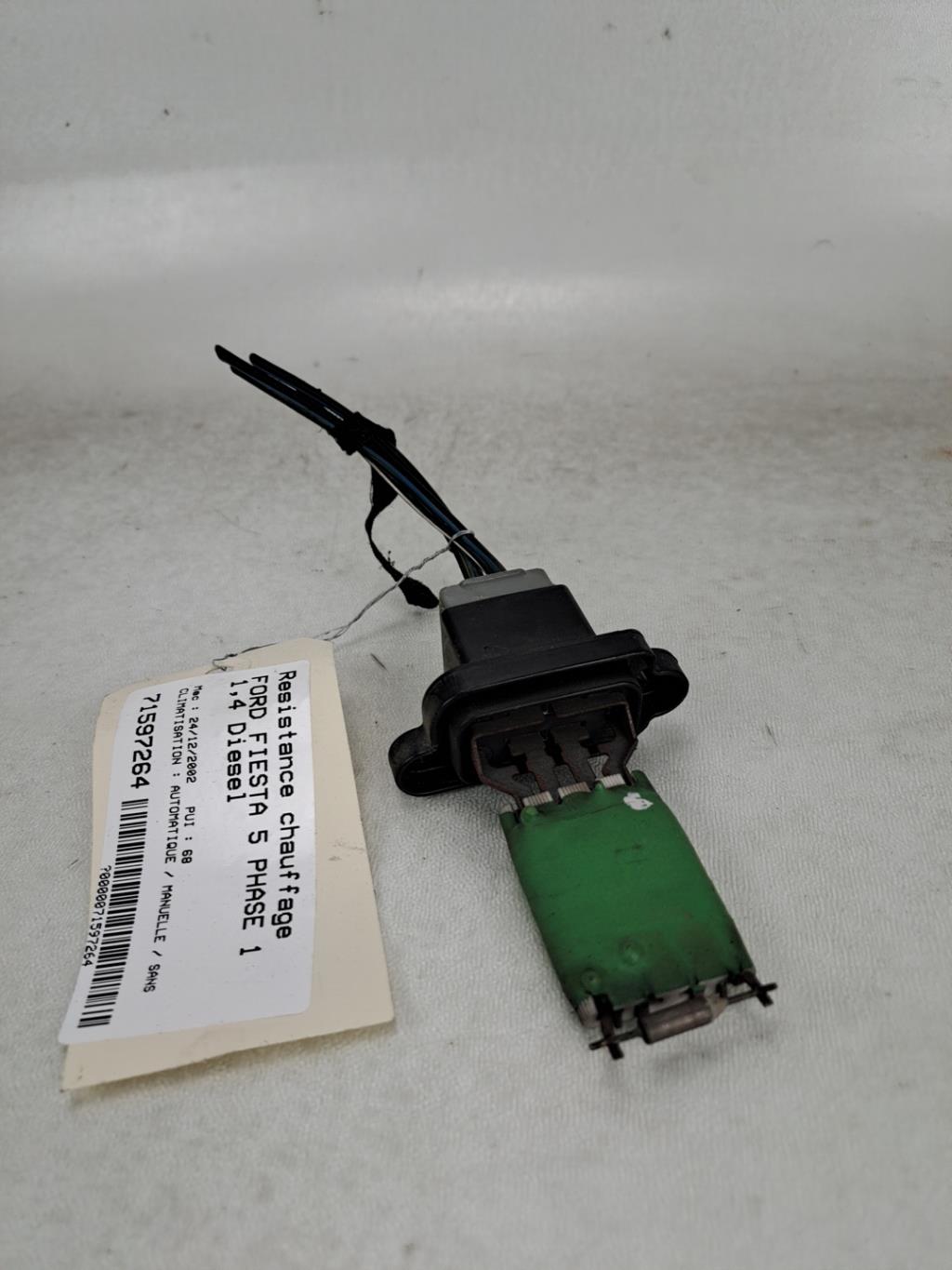 Resistenza riscaldamento FORD FIESTA 5 PHASE 1 Diésel - 1