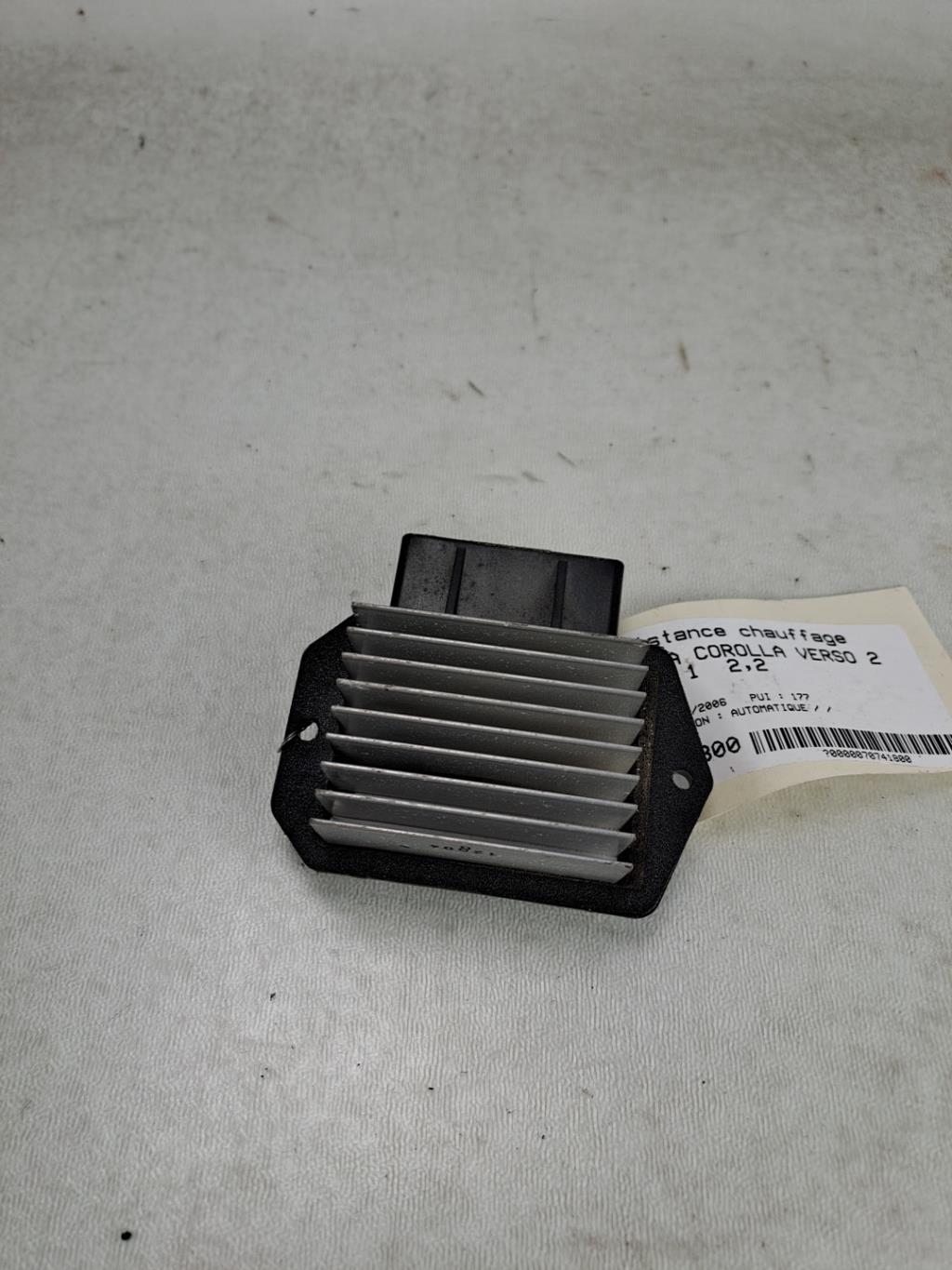 Resistenza riscaldamento TOYOTA COROLLA VERSO 2 PHASE 1 Diésel - 1
