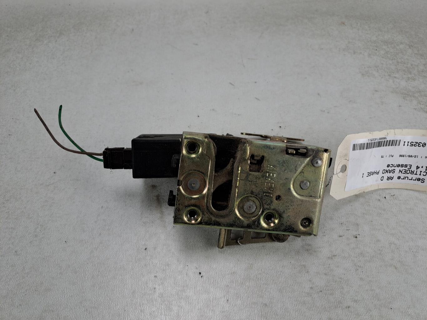 Serratura posteriore destra CITROEN SAXO PHASE 1 Gasolina - 1