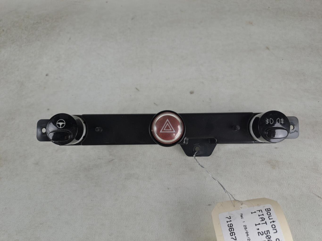 Bouton de warning FIAT 500 2 CABRIO PHASE 1 Essence - 1