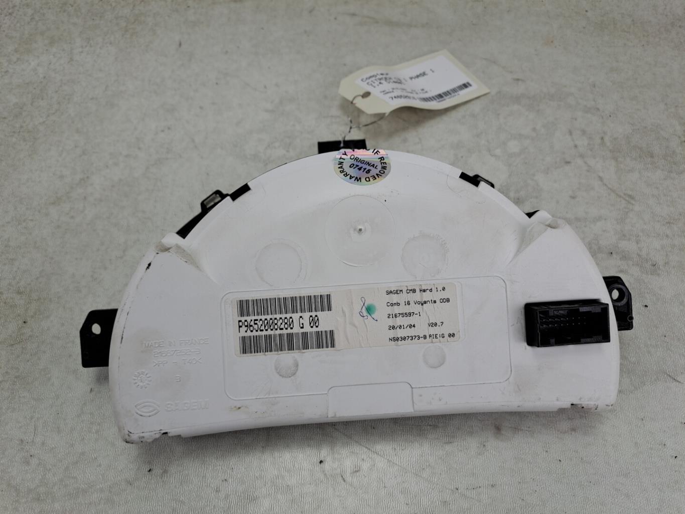 Compteur CITROEN C3 1 PHASE 1 Diesel - 1