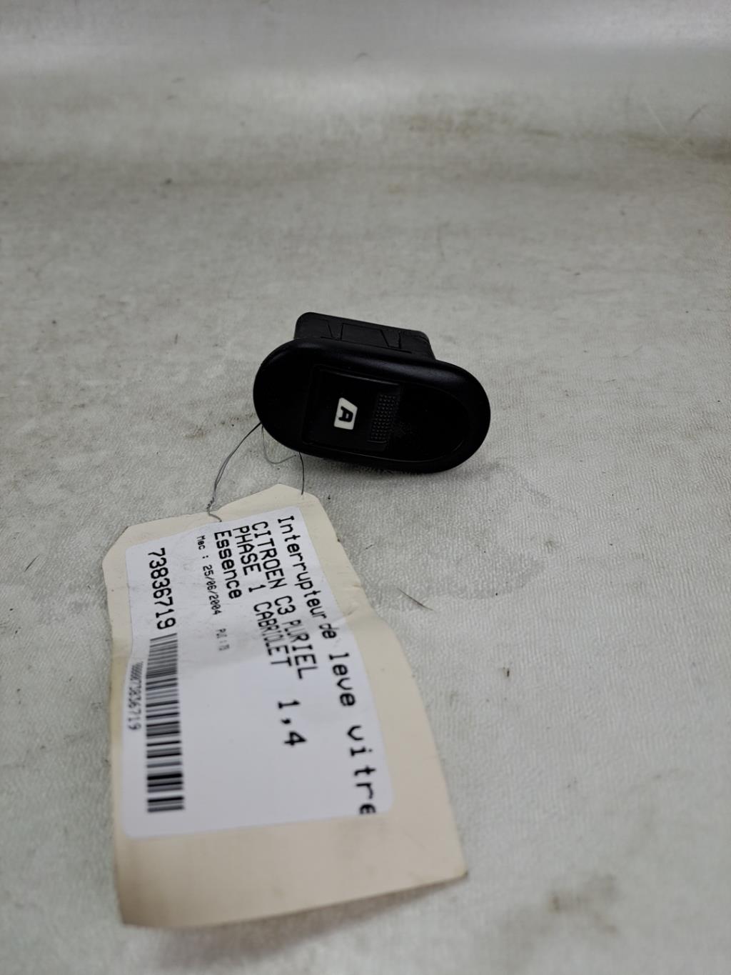 Interruttore lavacristalli posteriore sinistro CITROEN C3 PLURIEL PHASE 1 CABRIOLET Gasolina - 1