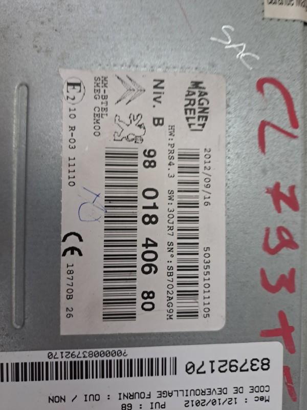 Autoradio originale PEUGEOT 208 1 PHASE 1 Diésel - 1