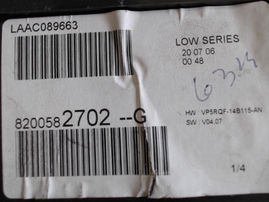 Compteur RENAULT CLIO 3 PHASE 1 Diesel - 1