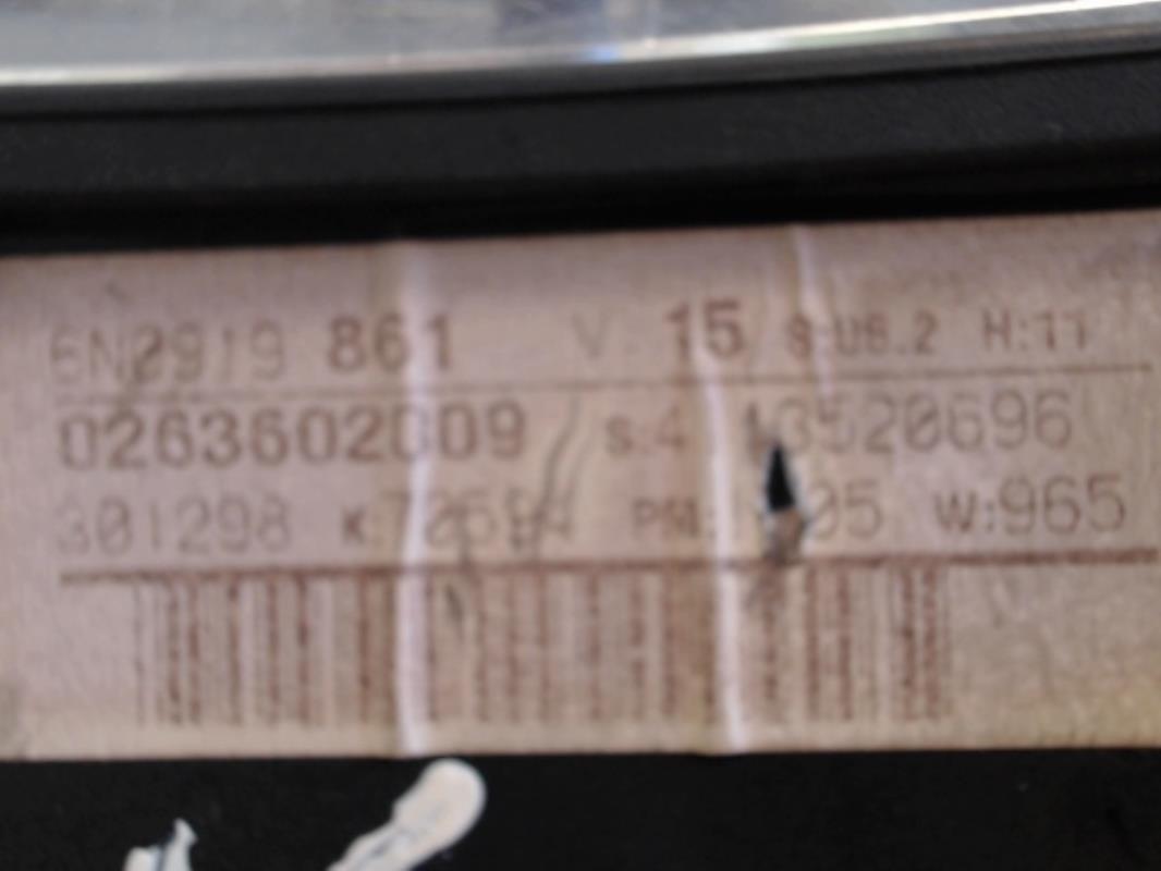 Compteur VOLKSWAGEN POLO 3 PHASE 1 Diesel - 1