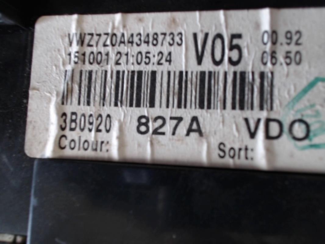 Tachimetro VOLKSWAGEN PASSAT 4 PHASE 2 Diésel - 1