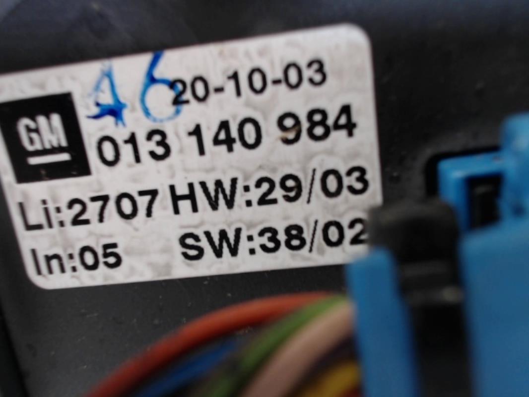 Commande chauffage OPEL ZAFIRA A PHASE 1 Diesel - 1