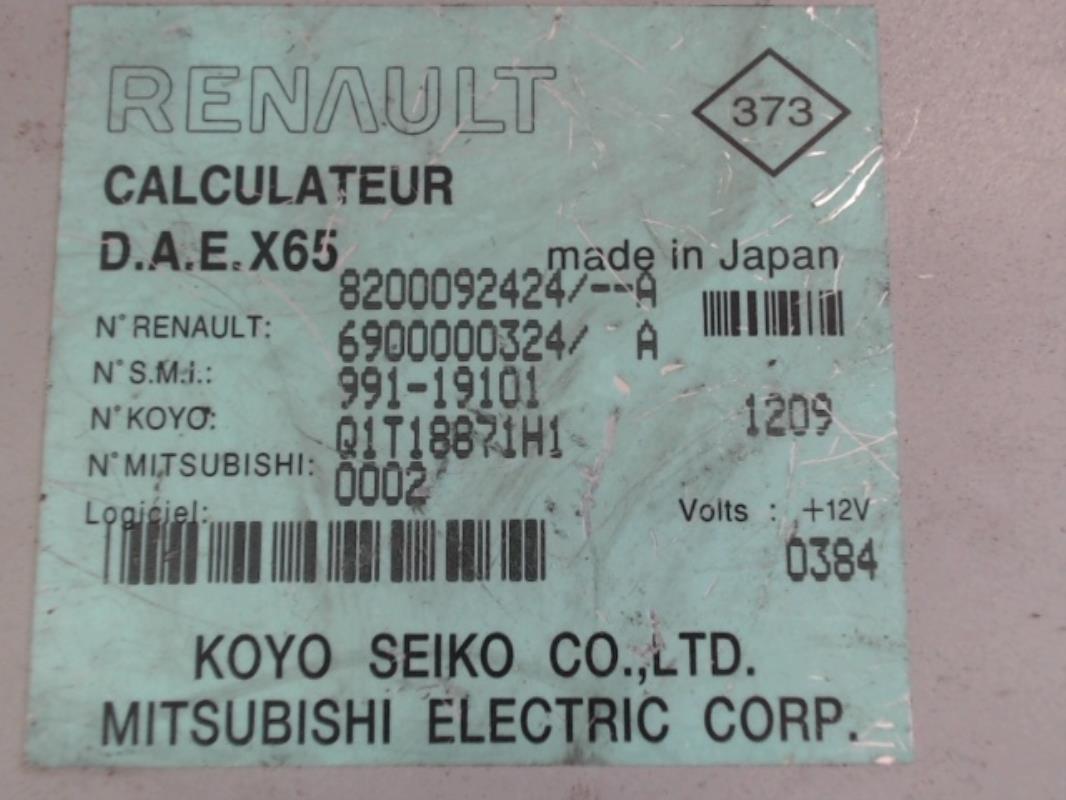 Calculateur direction assistee electrique RENAULT CLIO 2 PHASE 2 Diesel - 1