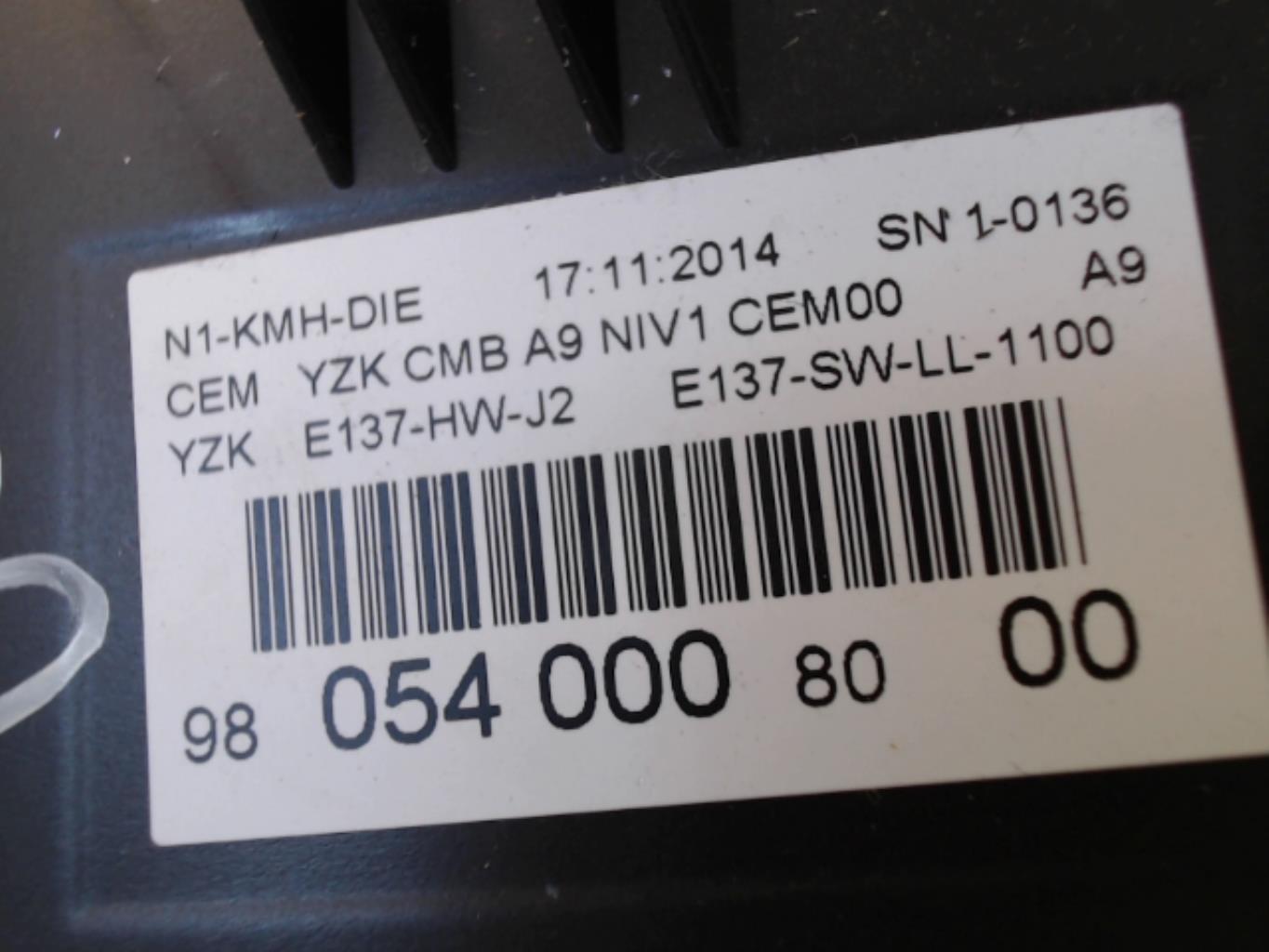 Compteur PEUGEOT 208 1 PHASE 1 Diesel - 1