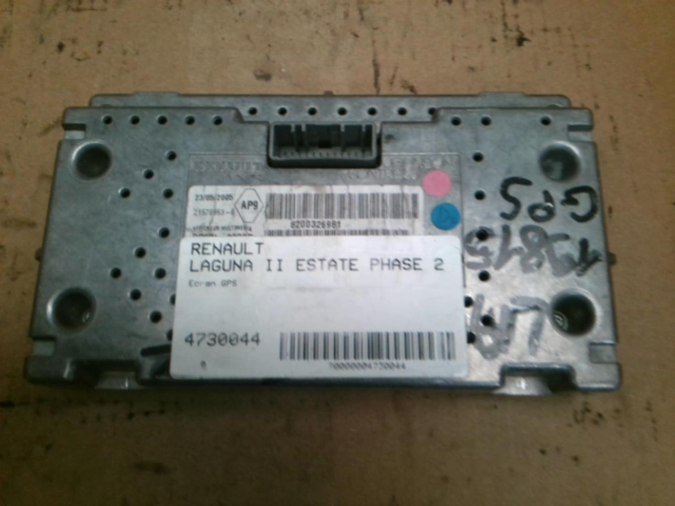 Ecran GPS RENAULT LAGUNA 2 PHASE 2 BREAK Diesel - 1
