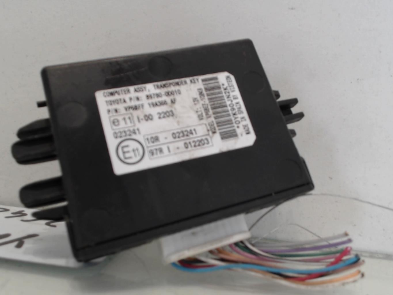 Transponder TOYOTA YARIS 2 PHASE 1 Diésel - 1