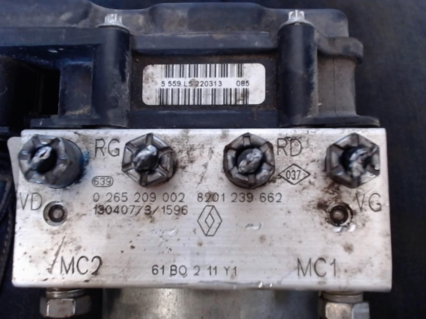 Blocco ABS (antibloccaggio freni) RENAULT KANGOO 2 PHASE 1 Electricidad - 1