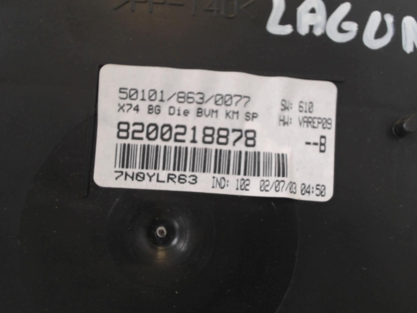 Compteur RENAULT LAGUNA 2 PHASE 1 BREAK  - 1