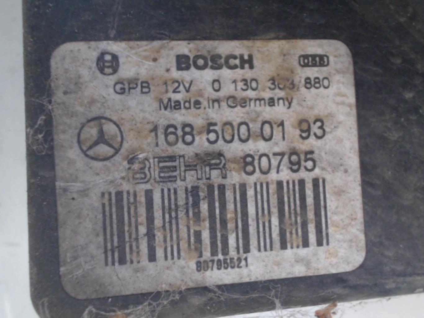 Motoventilatore radiatore MERCEDES CLASSE A 168 PHASE 2 Diésel - 1