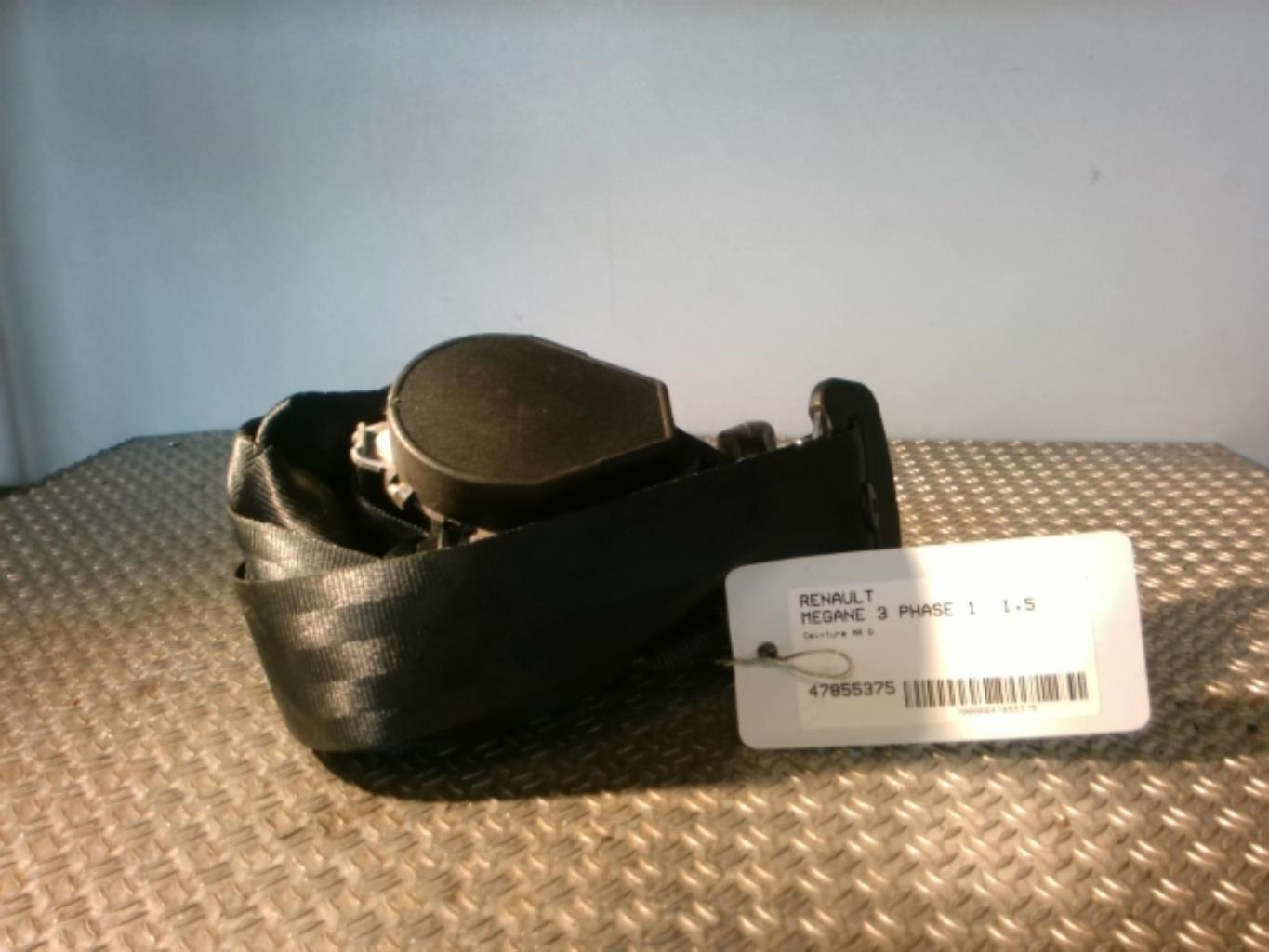Cintura di sicurezza posteriore sinistra RENAULT MEGANE 3 PHASE 1 Diésel - 1