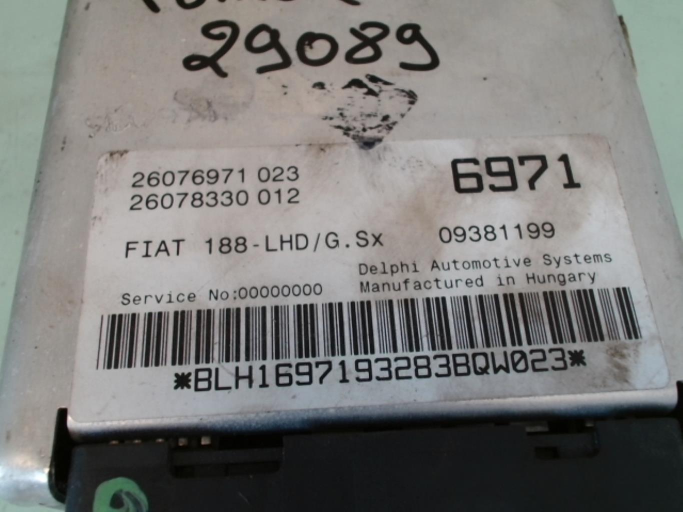 Boitier de direction FIAT PUNTO 2 PHASE 1 Essence - 1