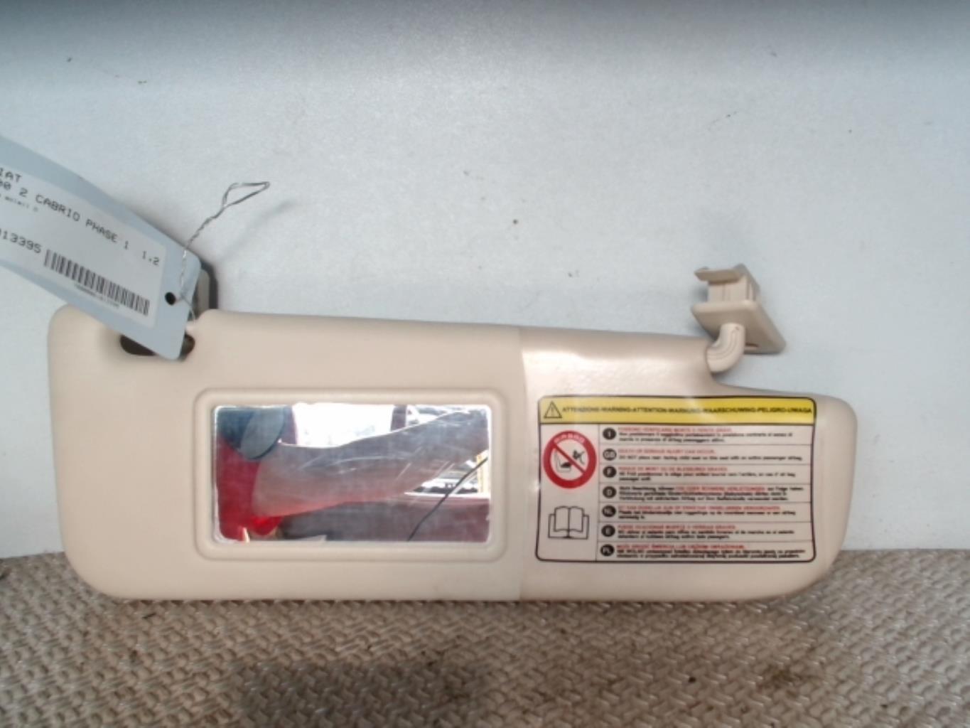 Visiera parasole destra FIAT 500 2 CABRIO PHASE 1 Gasolina - 1