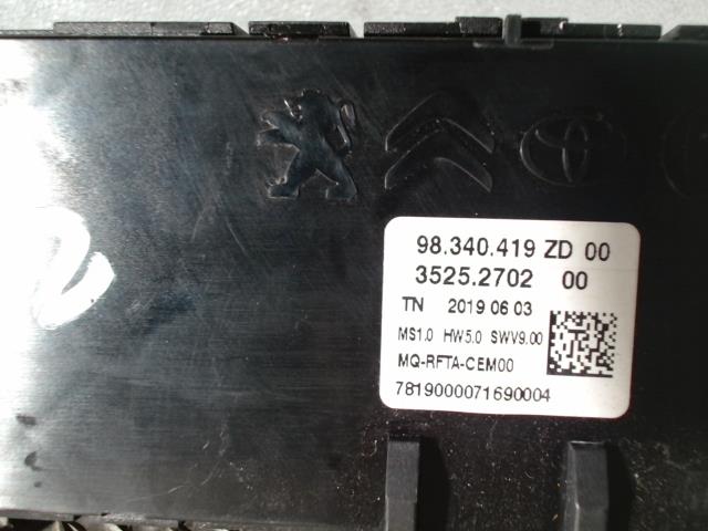 Commande chauffage PEUGEOT RIFTER  - 1